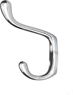 Rok Hardware Heavy Duty Dual Coat Hook, 10 Pack ROKCH101CH - Image 3