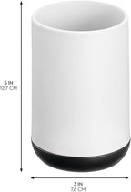 iDesign Toothbrush Holder with 3 Divided Sections - Image 2