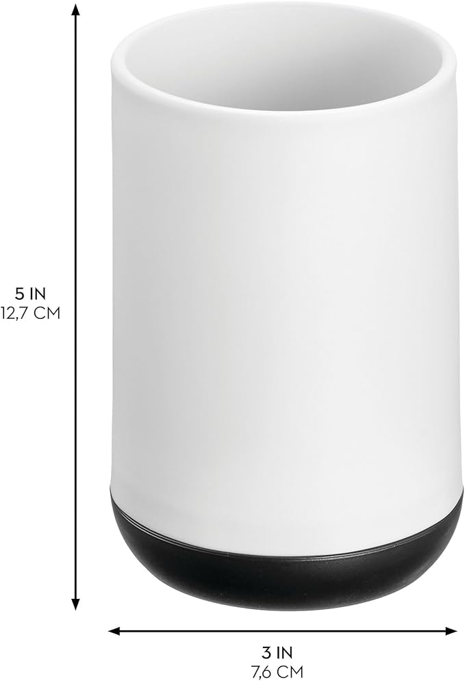 iDesign Toothbrush Holder with 3 Divided Sections - Image 2