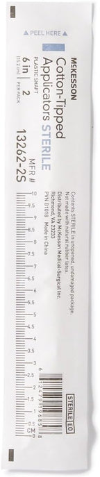 McKesson Cotton Tipped Applicator, 6 in Long Sterile Medical Swabs, - Image 9