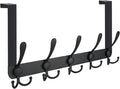 TICONN Over The Door Hooks, 5 Heavy Duty Tri Coat Rack All Metal Coat Hanger by TICONN