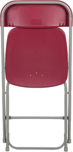 Flash Furniture Hercules Series Plastic Folding Chair - Red - 650LB Weight Capacity Comfortable Event Chair - Lightweight Folding Chair - Image 15