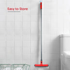 Floor Scrubber with Long Handle, 2 in 1 Scrubbing Brush Stiff Bristle Shower - Image 4