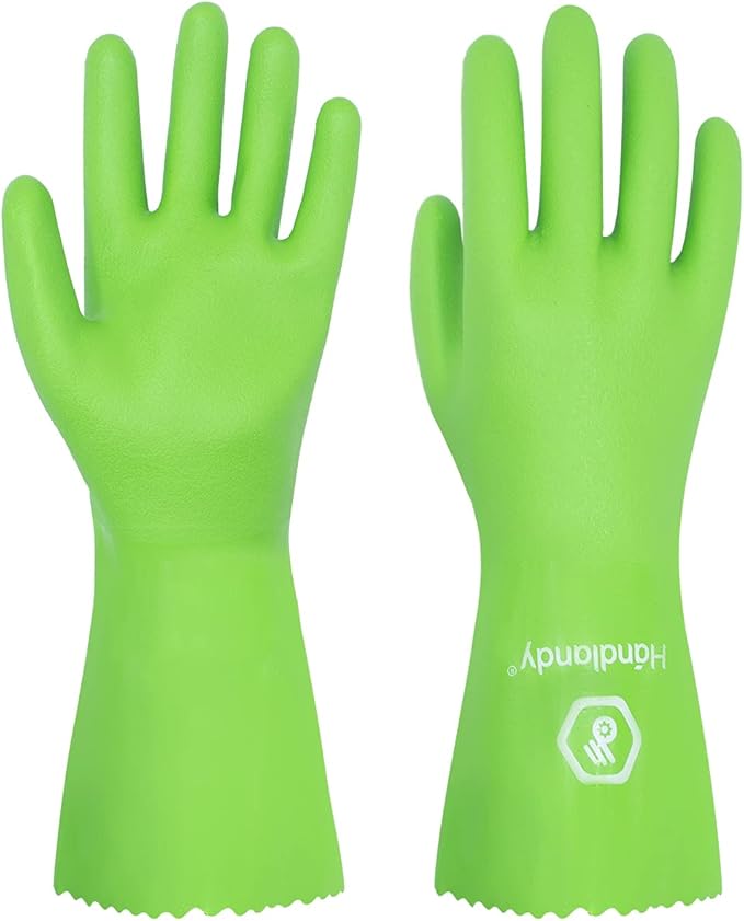 HANDLANDY Chemical Gloves, Heavy Duty Cleaning Gloves by HANDLANDY