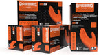 GLOVEWORKS 8 Mil Orange Nitrile Disposable Gloves Heavy Duty Industrial RDT by GLOVEWORKS