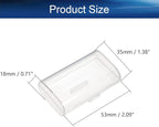 Heyiarbeit 2 x AA Battery Storage Case Holder Organizer Box Transparent 5Pcs - Image 2