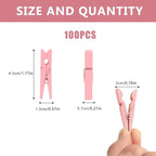 KIMOBER 1.77Inch Wooden Clothespins, Paper Crafts - Image 2