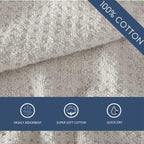 Tommy Bahama - Bath Towels, 100% Soft & Absorbent Yarn-Dyed Cotton, Low Linting - Image 5