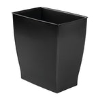 iDesign Small Plastic Bathroom Trash Can, Slim Rectangle Garbage Bin - Image 8