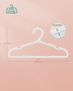 SONGMICS Kids Hangers 60 Pack, Plastic Baby Hangers - Image 6