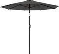 AreShark 9 FT Patio Umbrella for Outdoor, Outdoor Table Umbrella with Push Button Tilt and Crank, Outdoor Patio Umbrellas with 8 Sturdy Ribs for Market, Garden, Pool (Gray) by Unknown
