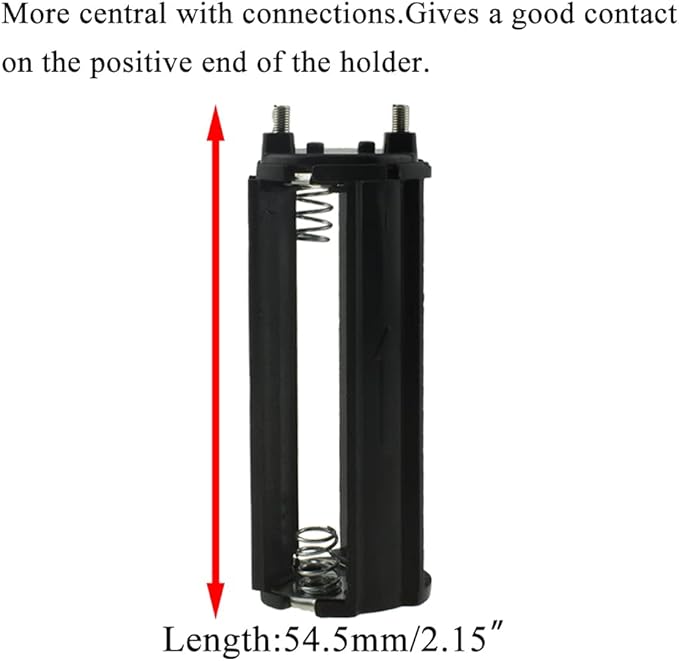 HAHIYO 3xAAA Cylindrical Battery Holder Black Adapter Tube Case Not Corrode - Image 3