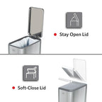 Clorox Slim Trash Can - Image 4