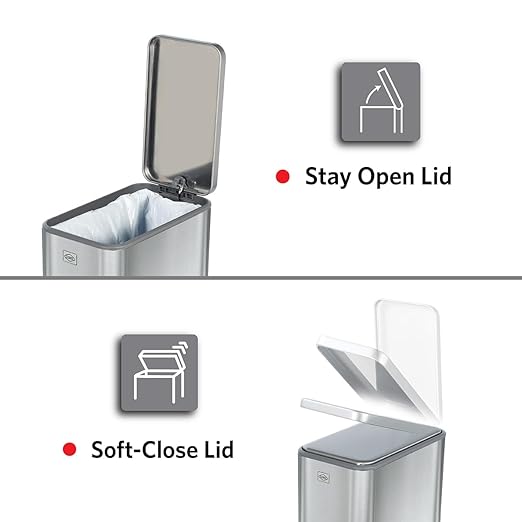 Clorox Slim Trash Can - Image 4