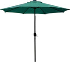 Sunnyglade 9' Patio Umbrella Outdoor Table Umbrella with 8 Sturdy Ribs (Dark Green) by Sunnyglade