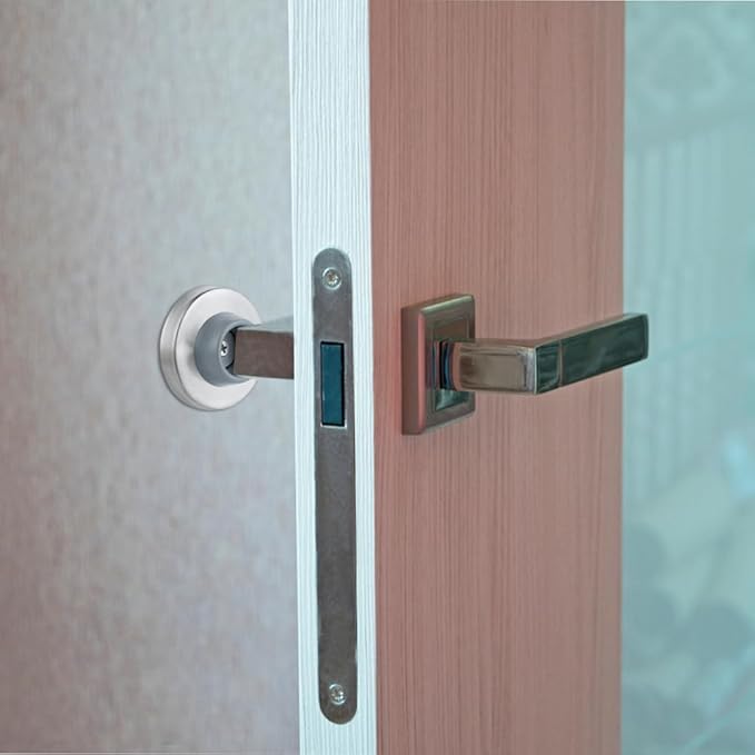6pcs Concave Wall Door Stopper Bumper Door Stop Wall Mount Protector Stainless - Image 2