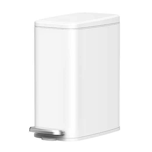 Cesun Slim Bathroom Trash Can by Cesun