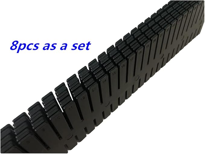 8pcs DIY Plastic Drawer Organizer Adjustable Drawer Dividers - Image 5