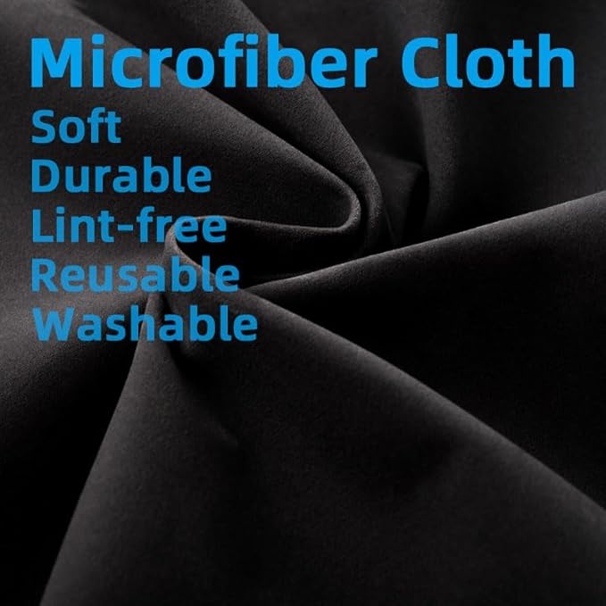 4 Pack Microfiber Gun Cleaning Cloth, Reusable Microsuede Cleaning/Polishing - Image 3