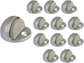 QCAA Low Dome Floor Door Stop, H 25.4 x Diameter 44.5mm, Zinc Die Cast by QCAAHardware