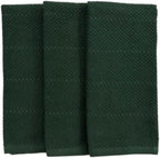 Serafina Home Dark Green Kitchen Dish Towels: 100% Cotton Cloth Soft Cleaning - Image 2