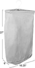 Household Essentials Door Hanging Laundry Bag, Washable Canvas Bag - Image 2