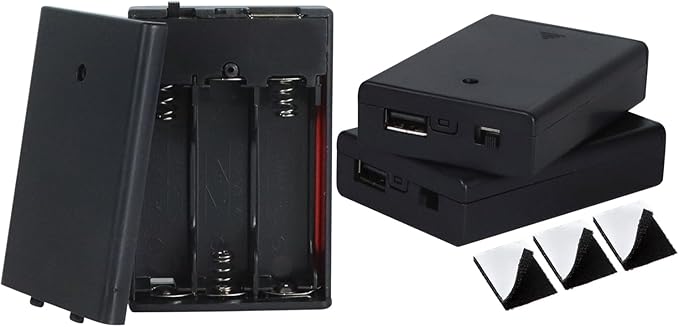 3 AA Battery Holder, 3 Pack Portable USB Battery Pack，4.5-5V USB Battery Pack - Image 6