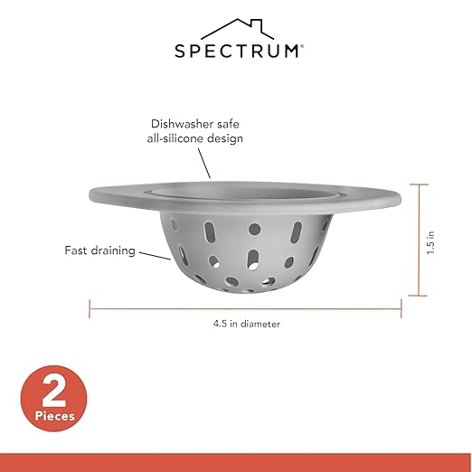 Spectrum Silicone Sink Strainer 2-Pack - Image 5
