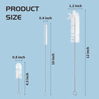 Living and Giving 3Pcs Set of Bottle Brush Flexible Cleaning Brushes Kitchen - Image 6