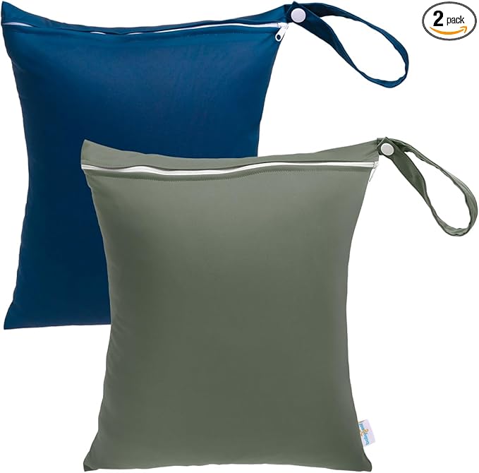 babygoal Travel Laundry Bags 2 Pack, Gym and Swimming-Washable Waterproof Wet by babygoal