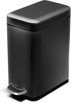 Home Zone Living 1.3 Gallon Small Bathroom Trash Can by HomeZoneLiving