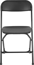 Flash Furniture Hercules Series Plastic Folding Chair - Black - 20 Pack 650LB Weight Capacity Comfortable Event Chair-Lightweight Folding Chair - Image 13