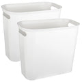 rejomiik Bathroom Small Trash Can Slim Garbage Can Wastebasket 3.5 Gallon by rejomiik