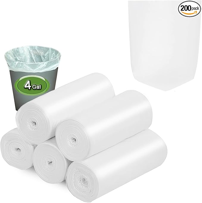 Small Trash Bags, Inwaysin Small Garbage Bags 4-6 Gallon Biodegradable Can by Inwaysin