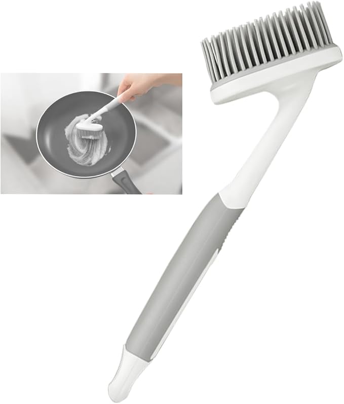 Dish Scrubber, Silicone Soft Bristles Scrub Brush by Unknown