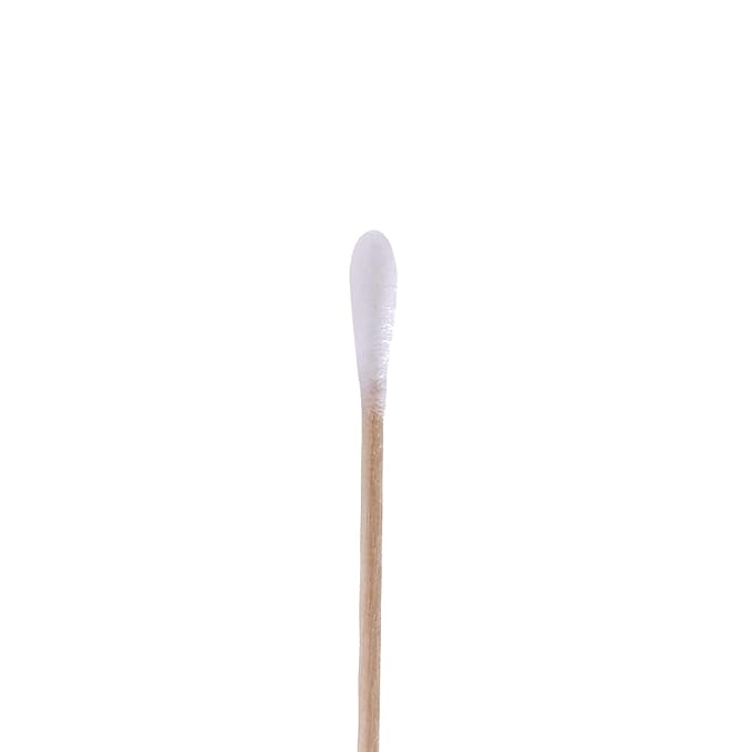 Gmark 200pcs Count 6" Cotton Swabs Wooden Sticks Cotton Tipped Applicator - Image 2