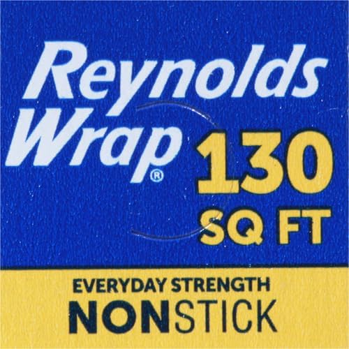 Reynolds Wrap Non Stick Aluminum Foil, Nonstick Aluminum Foil Roll, Prevents - Image 13