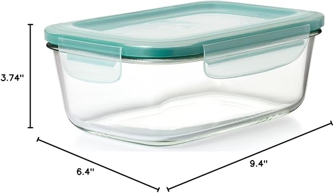 OXO Good Grips 8 Cup Smart Seal Airtight Glass Rectangle Container - Image 7