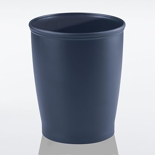 mDesign Small Plastic Bathroom Garbage Can - Image 4