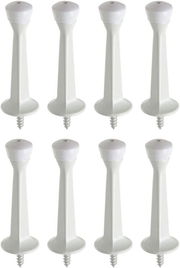 Liberty Premium Door Stoppers Metal Solid Door Stop Rigid Brushed 3" - Image 4