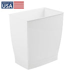 iDesign, Plastic Spa Rectangular Trash, Waste Basket Garbage Can - Image 2