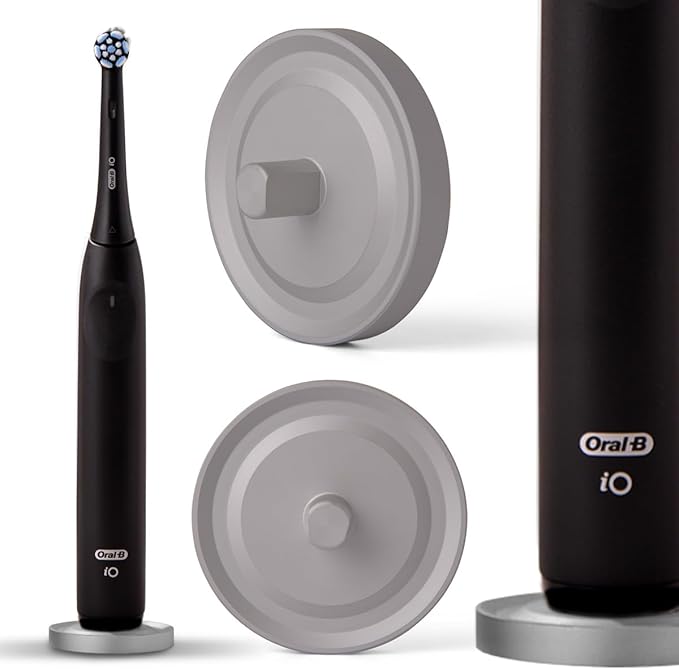 Silver Oral-B Compatible Electric Toothbrush Holder by Relsy