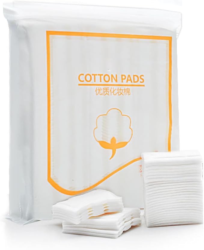 200PCS/1Bag Rectangle Organic Cotton Pads Eye Makeup Remover Pads Lint Free by Unknown