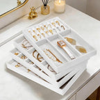 Cirhy 4 Stackable Jewelry Organizer Trays - Image 6