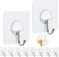 FOTYRIG Adhesive Hooks Heavy Duty Wall Sticky Hooks by FOTYRIG