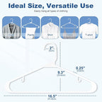 HOUSE DAY 1000 Pack Plastic Clothes Hangers, Commercial Bulk Shipment - Image 2