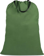 Cotton Canvas Laundry Bag with Handles & Drawstring Straps, Heavy Duty Extra by SANFERGE