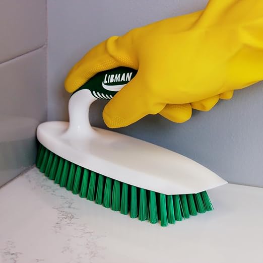 Libman Easy Grip Scrub Brush | Cleaning Brush | Bathroom Scrubber | Carpet - Image 3