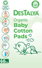 DESTALYA Baby Cotton Pads for Diaper Change | Large Cotton Squares for - Image 2