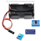 4 Cell 6V AA Battery Holder Case Cover Storage Box w/ 2P FUT J Plug Connector - Image 3